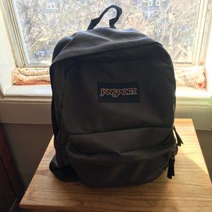 Classic dark gray Jansport backpack
